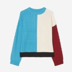 Jumper in a mix of Knitted Pattern