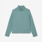 Ribbed Polo Neck Jumper